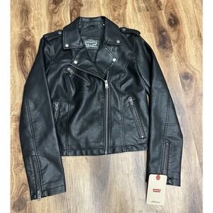 Levi's Women's Classic Faux Leather Moto Jacket Small